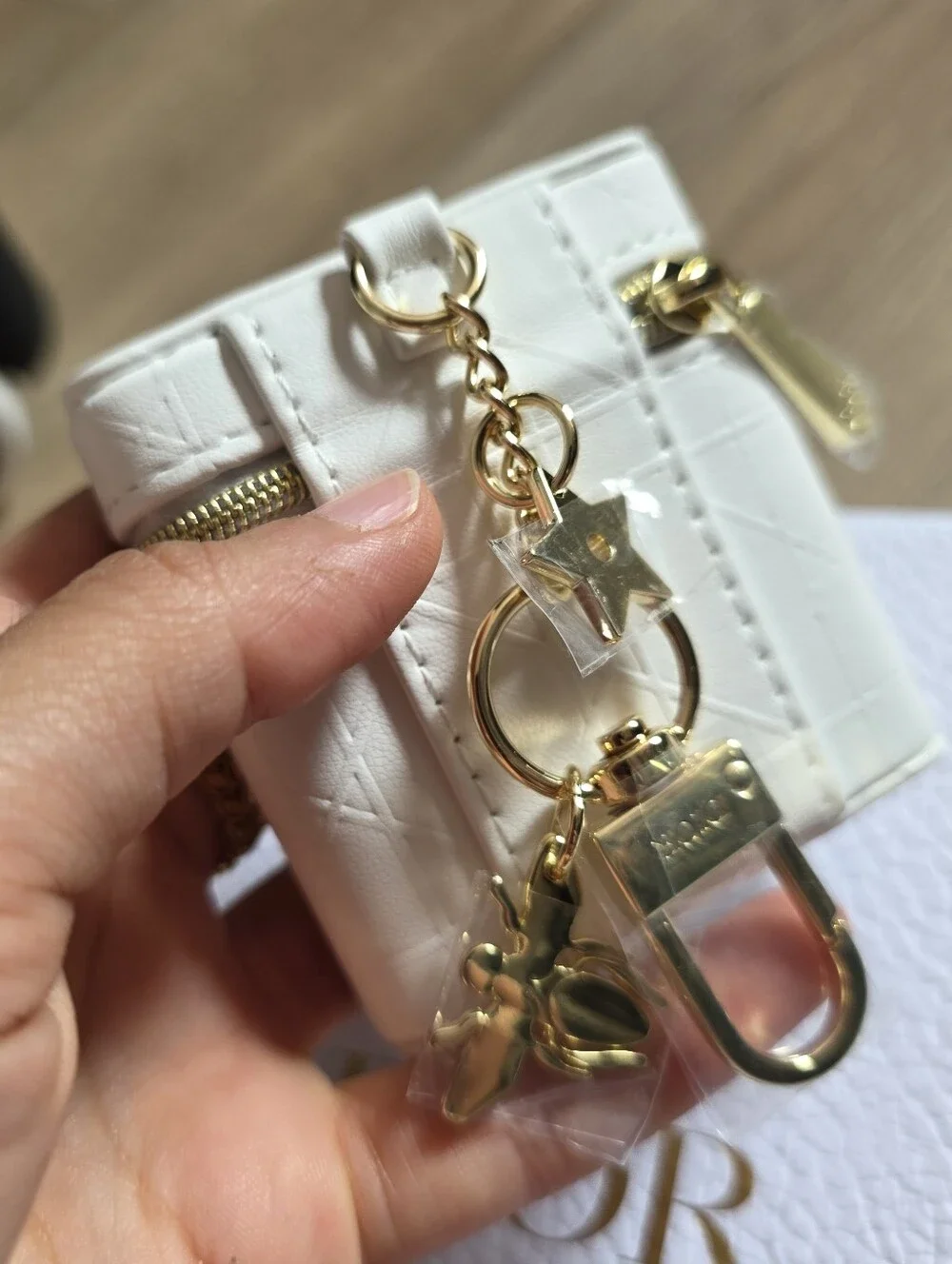 Dior Holiday limited edition Trio Rouge Dior Gift Set W Keychain Mini Vanity